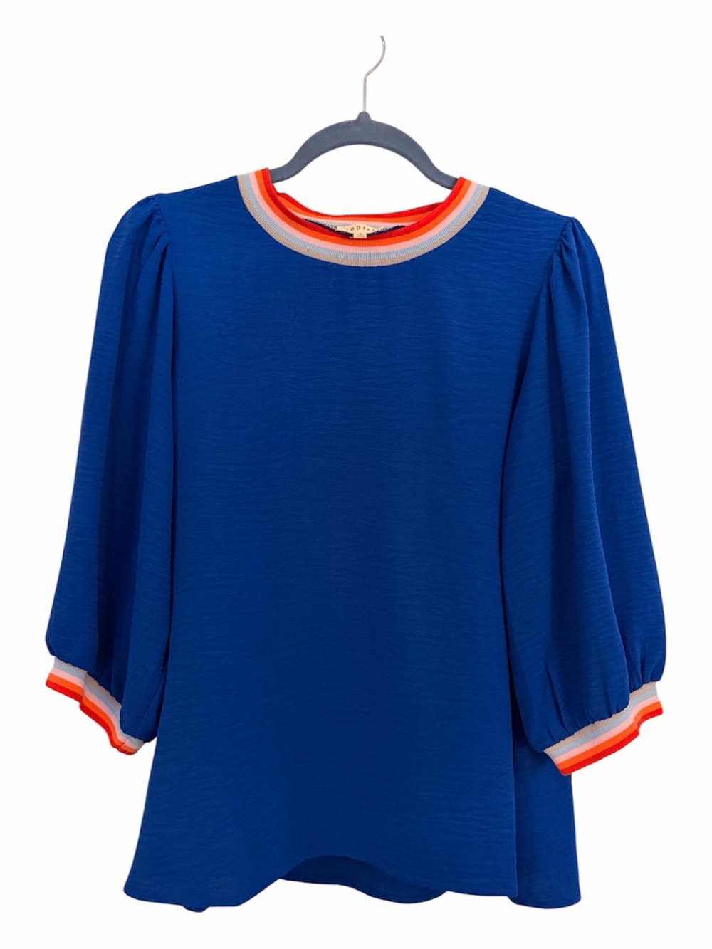 JODIFL S NWOT Blue Oversized Pullover Top